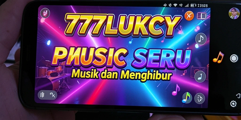 Screenshot gameplay 777LUKCY menunjukkan keseruan bermain musik.