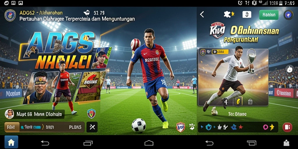 Screenshot permainan ADG62 menampilkan antarmuka Sportsbook yang menarik.