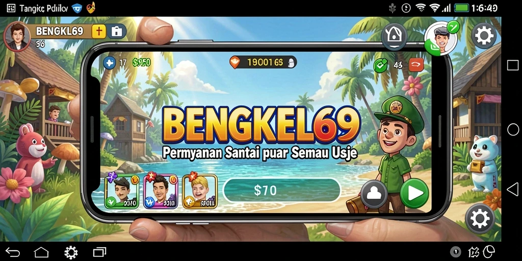 Screenshot menampilkan gameplay BENGKEL69 yang mengasyikkan.