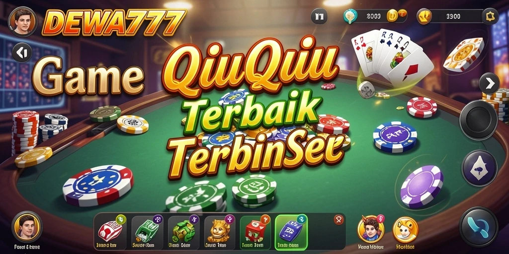 Screenshot gameplay QiuQiu yang menegangkan di DEWA777.