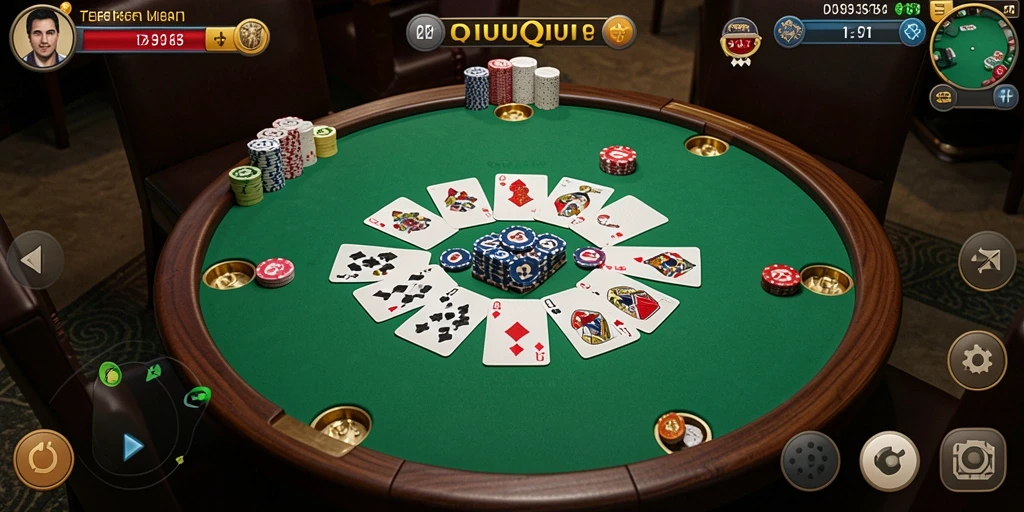 Screenshot gameplay QiuQiu DY01 yang menarik dan menyenangkan.