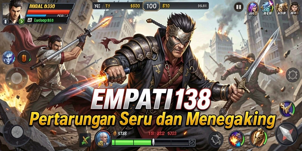 Tampilan aksi pertarungan seru dalam EMPATI138.