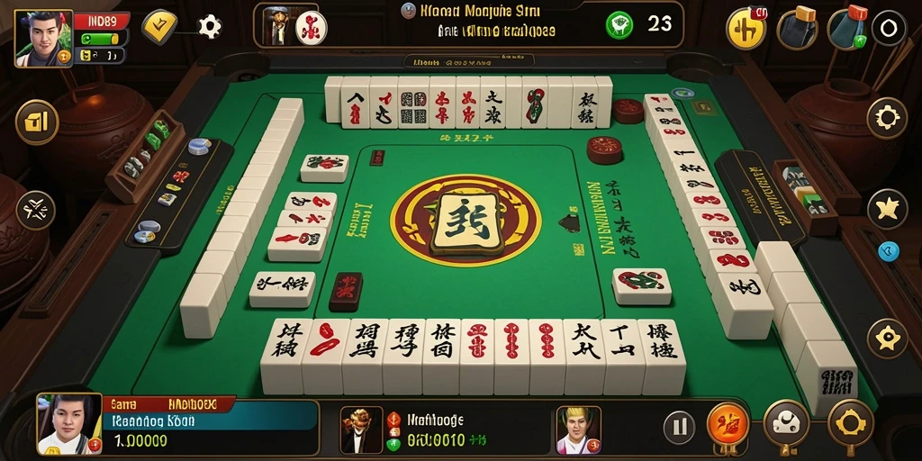 Tampilan gameplay seru dalam permainan Mahjong IND89.