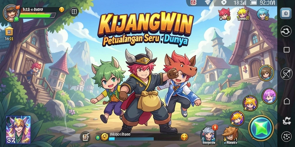 Tampilan gameplay KIJANGWIN yang menawan dan penuh aksi.