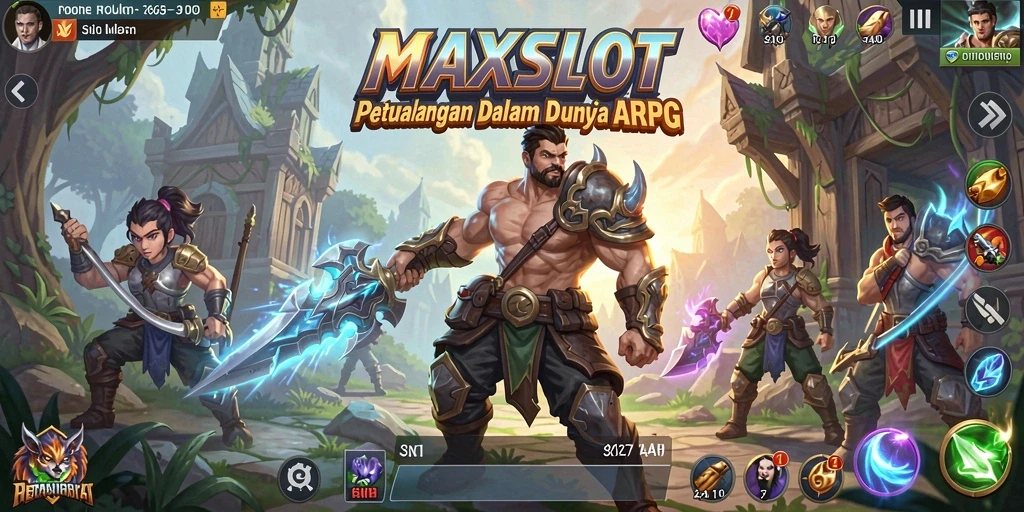 Tampilan gameplay <strong>MAXSLOT</strong> yang menakjubkan dalam aksi ARPG.