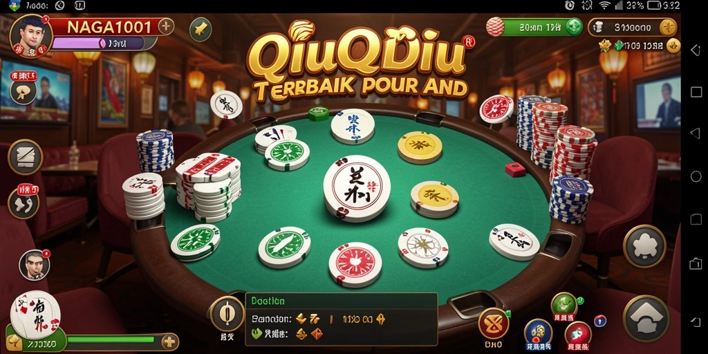 Tampilan gameplay QiuQiu yang seru dan menegangkan.