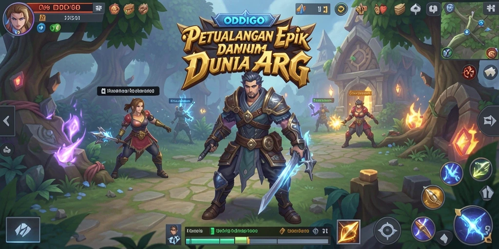 Tangkapan layar gameplay ODDIGO yang menunjukkan aksi seru dan pertarungan mendebarkan.