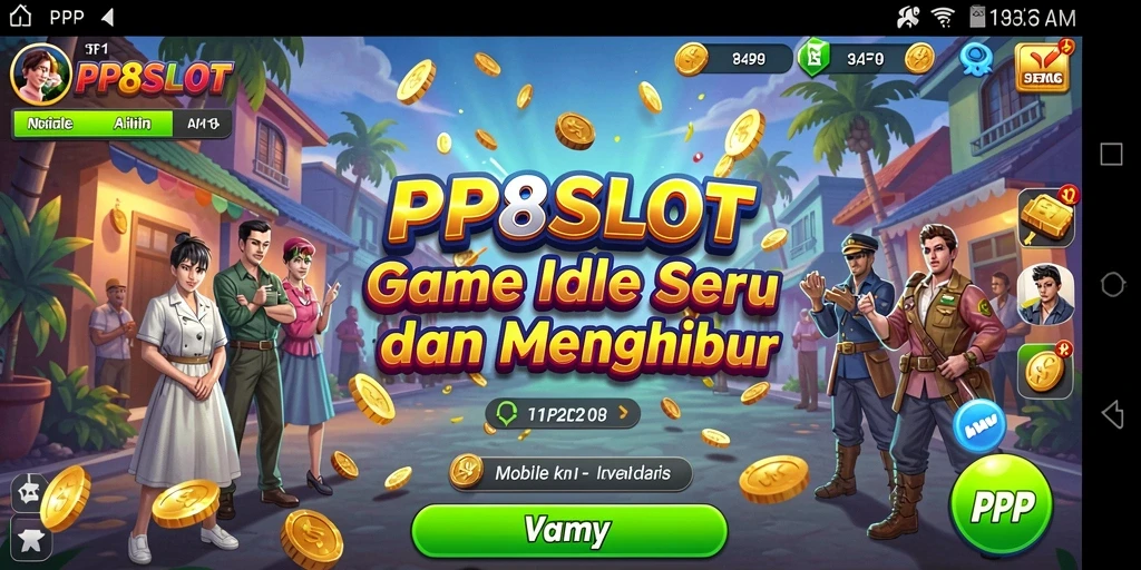Screenshot gameplay PP8SLOT menunjukkan grafik yang atraktif.