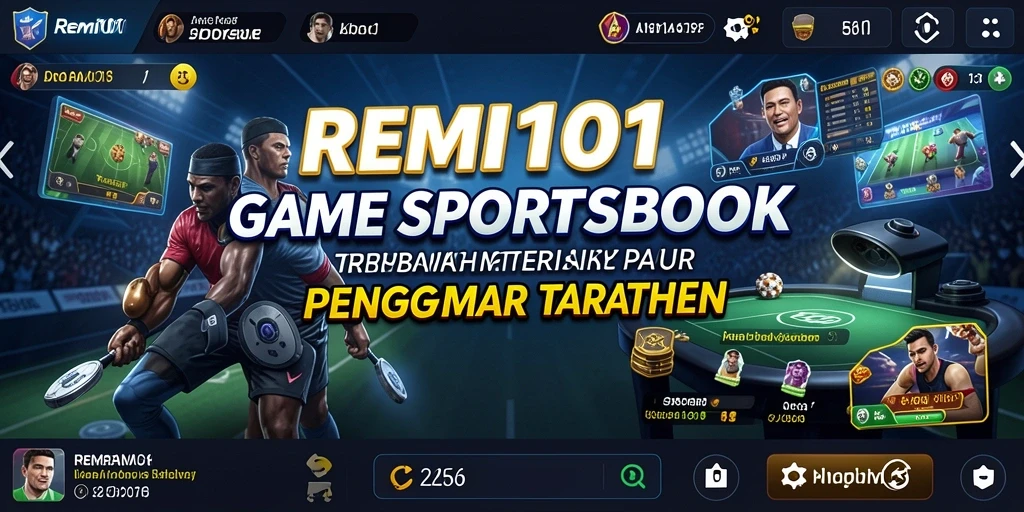 Tampilan gameplay yang menarik dalam aplikasi Sportsbook REMI101.