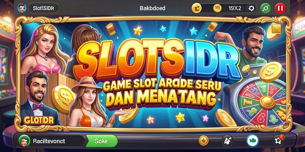 Tangkapan layar gameplay SLOTSIDR menampilkan putaran slot yang penuh warna.