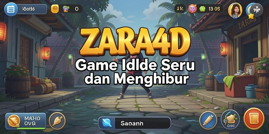 Tampilan gameplay ZARA4D yang menarik dengan fitur Idle.